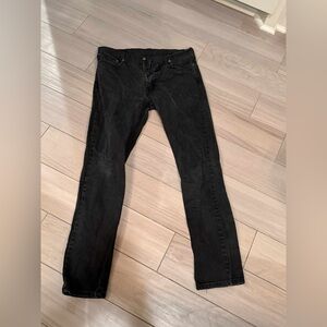 Vintage Levi's 511 Men's Dark Charcoal Skinny Jeans 34x32